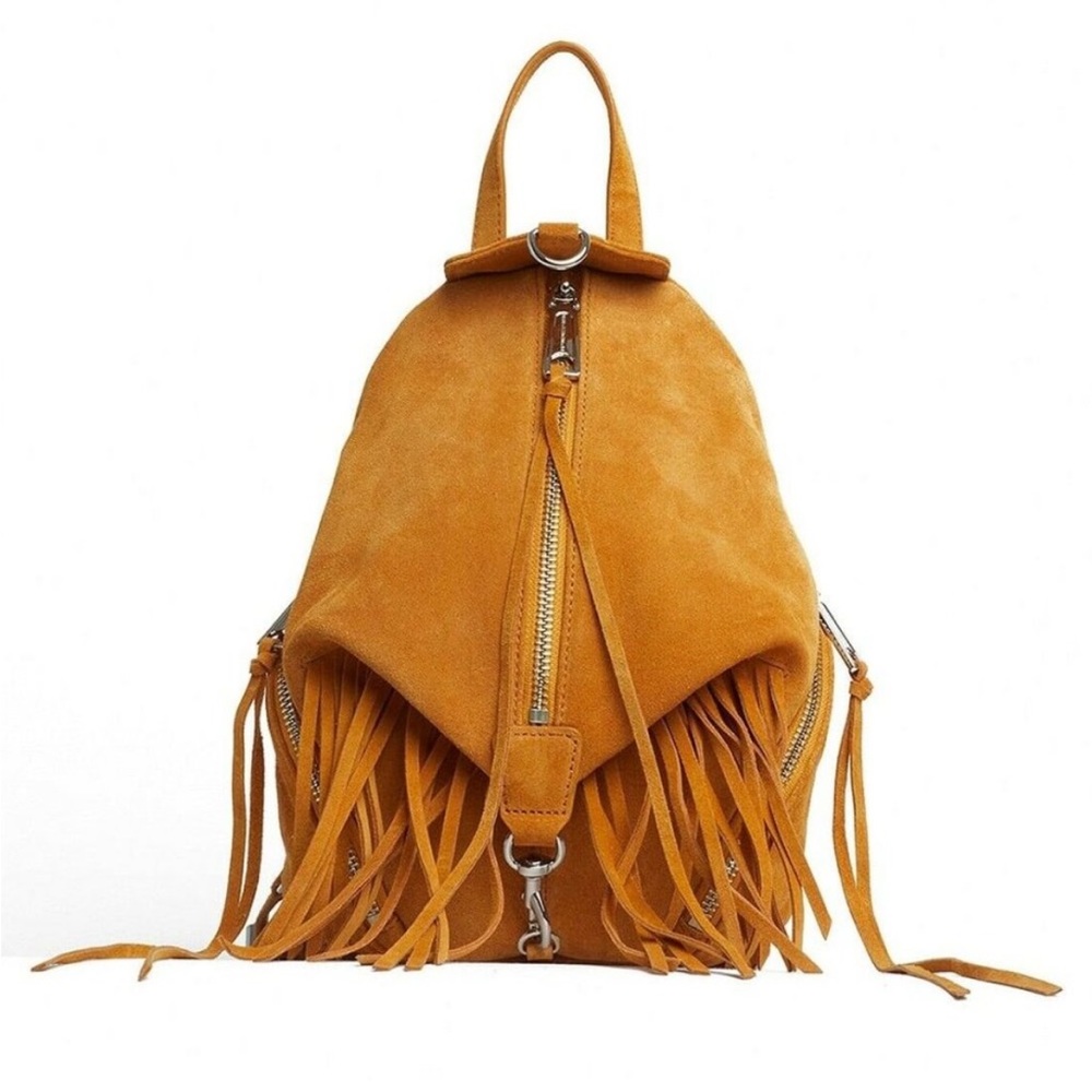 NWT Rebecca Minkoff Julian Mini Fringe Suede Leather
